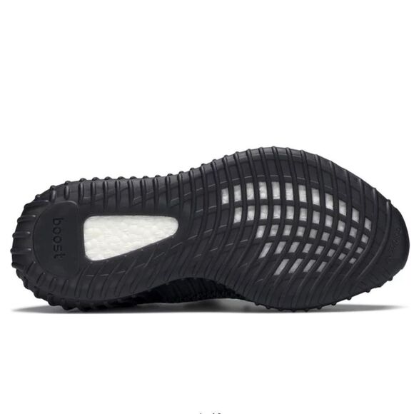Adidas Men's Yeezy Boost 350 V2 Shoes Black 11.5‎ New With Box - Picture 3 of 14